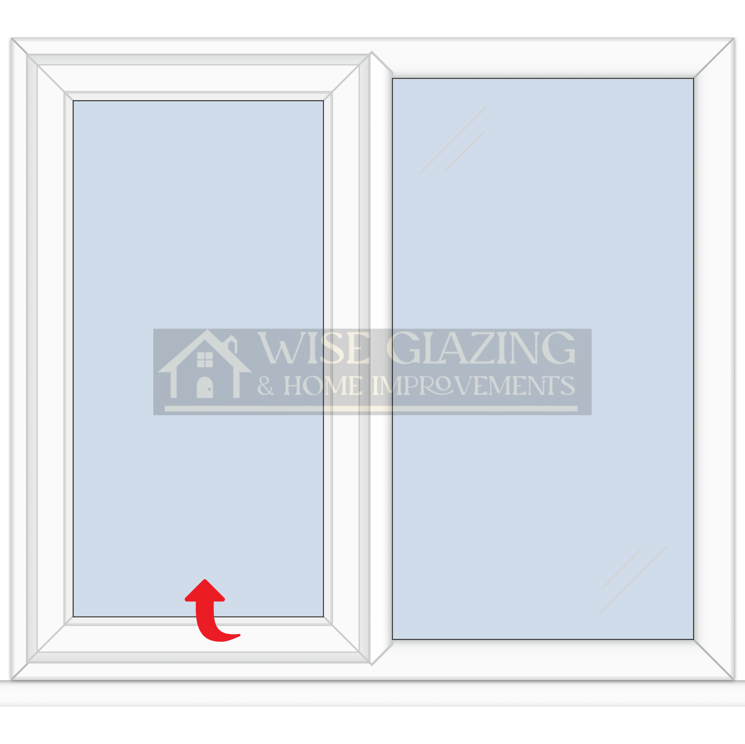 Double glazing window by Wise Glazing in UK